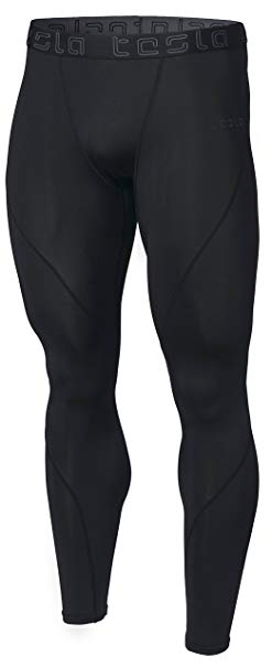 Tesla Men's Compression Tights Baselayer Pants Cool Dry Sports Leggings MUP19