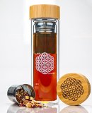 LIFE Drinkware Tea Tumbler with Strainer Stainless Steel Infuser