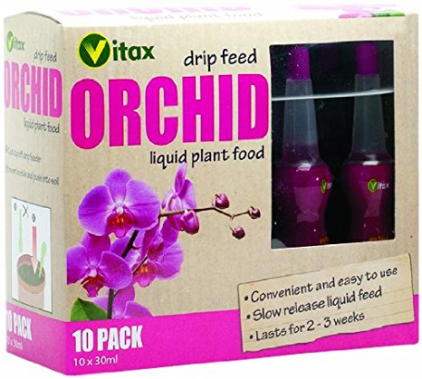 Vitax 30ml Orchid Drip Feed Mini Bottles (Pack of 10)