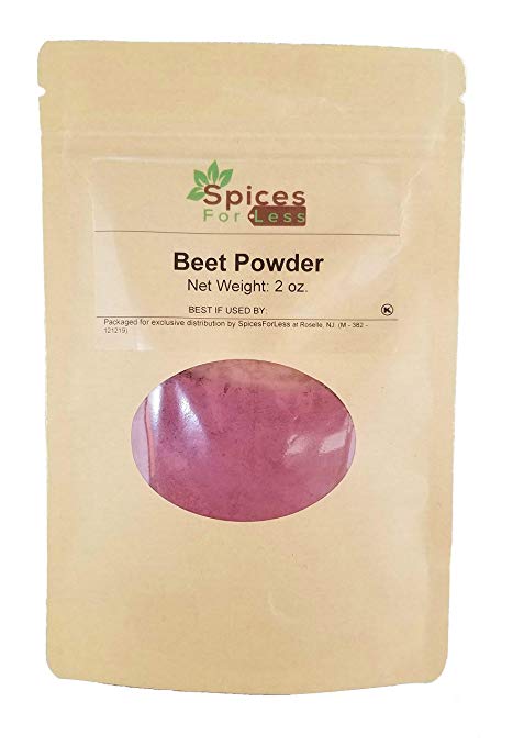 SFL Beet Root Powder – Pure Beetroot Spice For Natural Food Coloring – Powerful Superfood - Add to Smoothies And Beverages As A Nutrition Nitric Oxide Booster (2 oz)