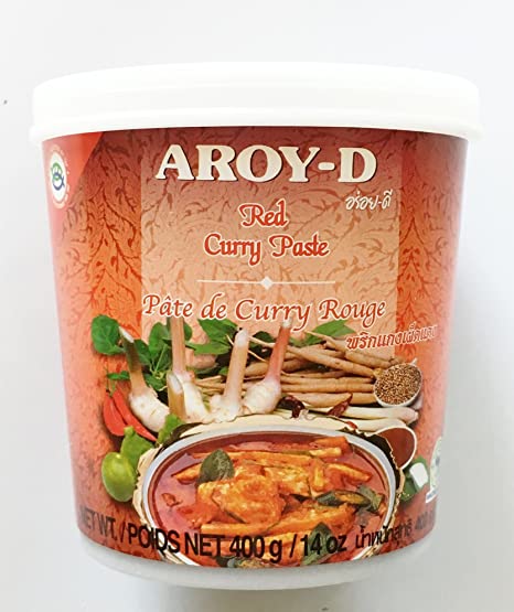 14oz Aroy D Red Curry Paste (Pack of 1)