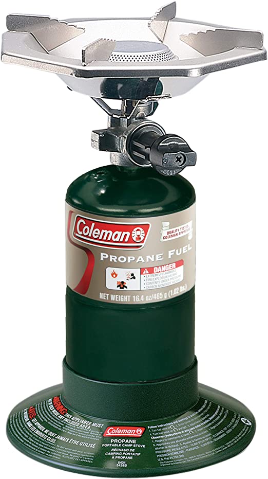 Coleman Portable Bottletop Propane Gas Stove with Adjustable Burner