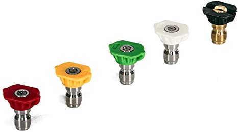 Greenworks 3300 PSI Universal Pressure Washer Spray Tip Attachments (5 pack) 5202402