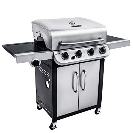 charbroil 463377017 Performance 475 4-Burner Cabinet Gas Grill, Stainless Steel