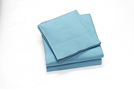 Callista Hotel Collection Luxury Bedding-Bestseller- Super Sale 100% Cotton 300 Thread Count Sheet Set Twin Blue