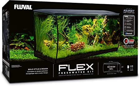 Fluval Flex Aquarium Kit - Black - 123 L (32.5 US gal)