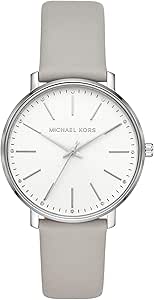 Michael Kors Pyper Uhr für Damen, Quarzwerk mit Edelstahl- oder Lederarmband