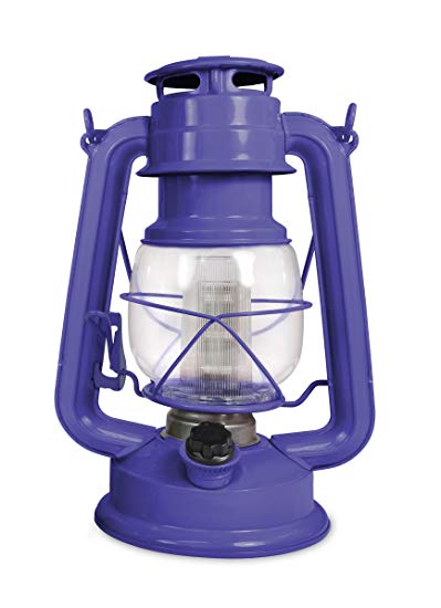 Northpoint 190612 Vintage Style Parisian Night Hurricane 12 LED's and 150 Lumen Light Output and Dimmer Switch, Battery Operated Hanging Lantern for Indoors and Outdoor Usage, Piece