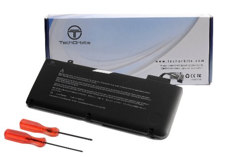 Techorbits Laptop Battery for Apple A1331 A1342 Unibody MacBook MacBook Air MC234LLA MC233LLA 133-Inch only for 2011 and 2012 version also fits 661-5391 020-6580 - 3 years Warranty Li-Polymer 6-cell 5200mAh56Wh