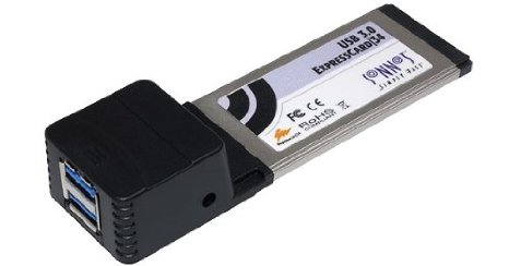 Sonnet USB 3.0 ExpressCard/34 (2-Ports, Macintosh/Windows) USB3-2PM-E34