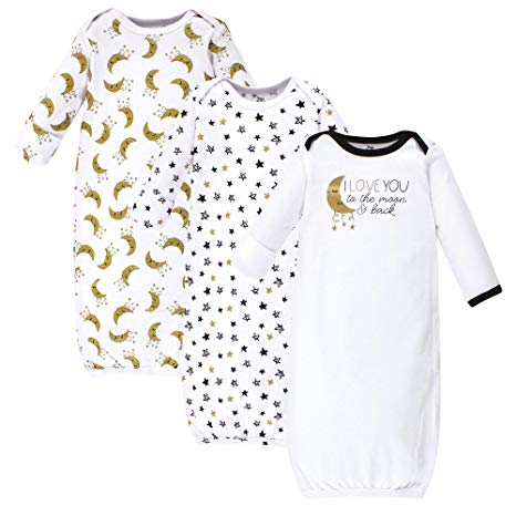 Yoga Sprout Unisex Baby Cotton Gowns