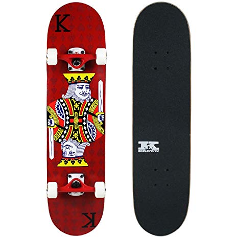 Krown Intro King Skateboard, King Red