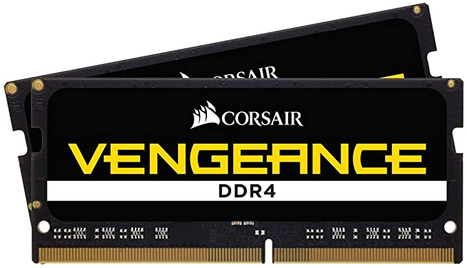 Vengeance Performance Memory Kit 64GB (2x32GB) DDR4 2666MHz CL18 Unbuffered SODIMM Memory for 9th & 10th Generation Intel Core i5 and i7 notebooks and NUCs