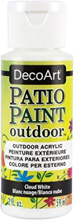 DecoArt DCP14-9 Patio Paint, 2oz, Cloud White