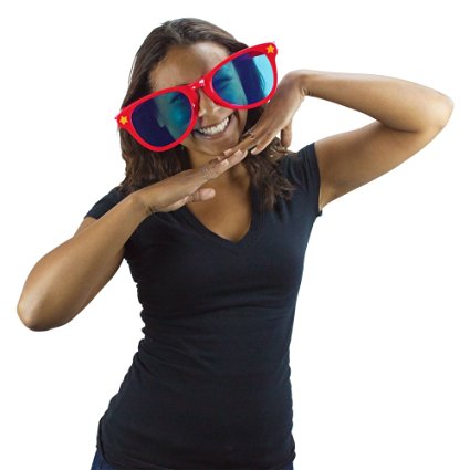 Jumbo Sun Glasses By Pudgy Pedro's Party Supplies, Choose Your Favorite Color