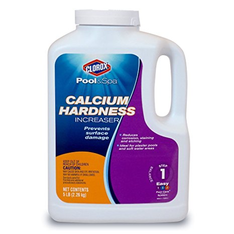 Clorox Pool&Spa 19005CLX Calcium Hardness Increaser, 5-Pound