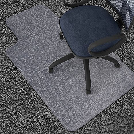 Azadx 36" X 48" Clear PVC Carpet Chair Mat, Multitask Home /Office /Computer Chair Mats, Rug Protector Chair Mat