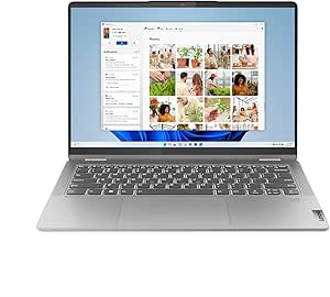 Lenovo IdeaPad Flex 5i - (2023) - Everyday Notebook - 2-in-1 Laptop Computer - Windows 11-14" WUXGA Touchscreen Display - 8GB Memory - 256GB Storage - Intel Core i5-1335U - Arctic Grey (Renewed)