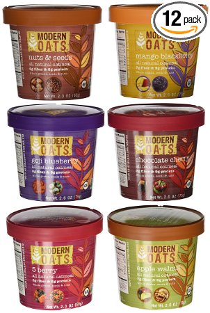 Modern Oats All Natural Oatmeal Cups - Variety Pack - 2.6 oz - 12 pk