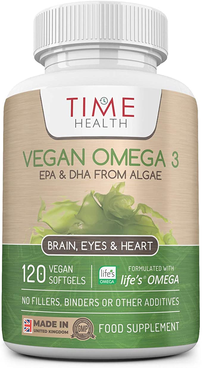 Vegan Omega 3 - EPA & DHA from Algae Oil - 120 Softgels - Sustainable Algal Alternative to Fish Oil - Vegetarian Essential Fatty Acids - Carrageenan-Free Capsules - UK Made Supplement