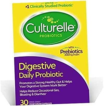 Daily Probiotic, Digestive Hеаlth Caрsules, Most Clinically Studied Prоbiotic Strain Digestive, 30 Count Pack of 1 (Digestive Health 30 Count)