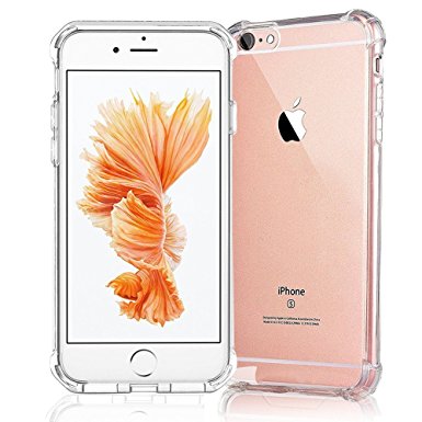 iPhone 7 Case, Transparent Clear,Shock-absorption Bumper Case Enhanced corners protective case for iPhone 7 by AUSCREZICON