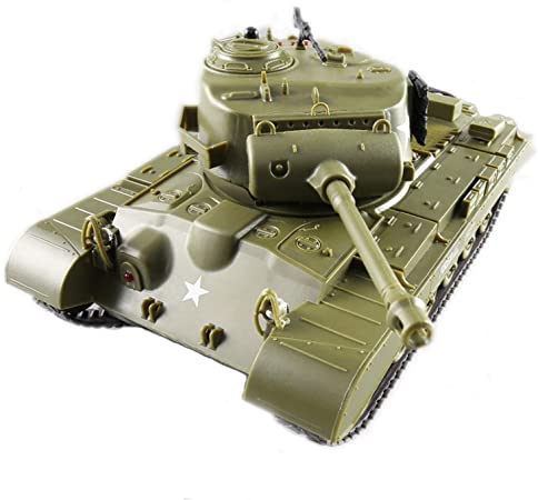 POCO DIVO Pershing M26 US Heavy Tank RC Infrared Battle Panzer 2.4Ghz 1/30 Scale Model Military Vehicle w. Sound Lights