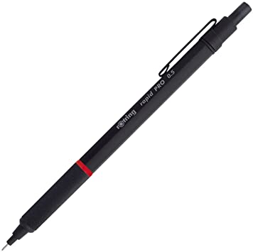 rOtring Rapid PRO Mechanical Pencil, 0.5 mm, Matte Black