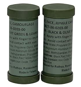 Rothco NATO Camo Face Paint Stick Combo Set (Woodland Camo and Jungle) 2 Pack