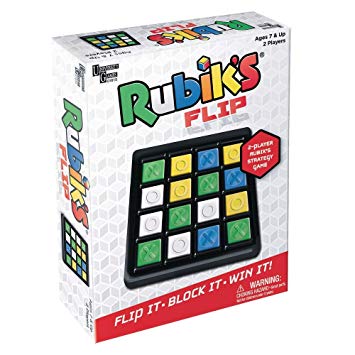 Rubik’s Flip | Fast Moving Strategy Tile Board Game for 2 Players