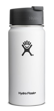 Hydro Flask Vacuum Insulated Stainless Steel Water Bottle, Wide Mouth w/Hydro Flip Cap