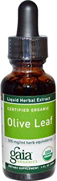 GAIA HERBS Olive Leaf Supplements, 1 oz