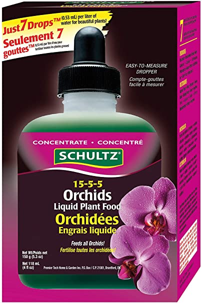 Schultz Orchid Liquid Plant Food 15-5-5, 150g.