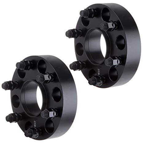 ECCPP 6 lug Hub centric Wheel Spacers 1.5" 6x5.5 to 6x5.5 6x139.7mm to 6x139.7mm compatible with Silverado 1500 Suburban Avalanche Express 1500 Tahoe with 14x1.5 Studs
