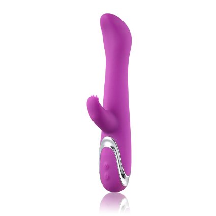 ZinGo Multi 7 Speed Rabbit Penetration Vibrator for Women, Double Vibrating Stimulation of G-Spot and Clitoral (Rose Red)