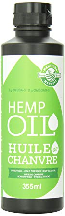 Manitoba Harvest Cold Pressed Hemp Seed Oil, 355ml, 10g of Omegas per Serving, Non-GMO