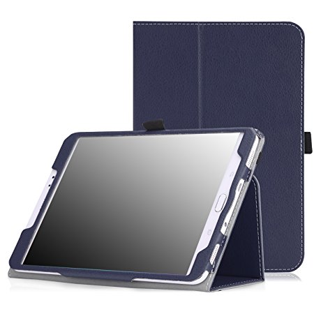 MoKo Tab S2 8.0 Case - Slim Folding Cover Case for Samsung Galaxy Tab S2 / S2 Nook 8.0 inch Tablet, INDIGO (With Auto Wake / Sleep and Stylus Pen Loop)