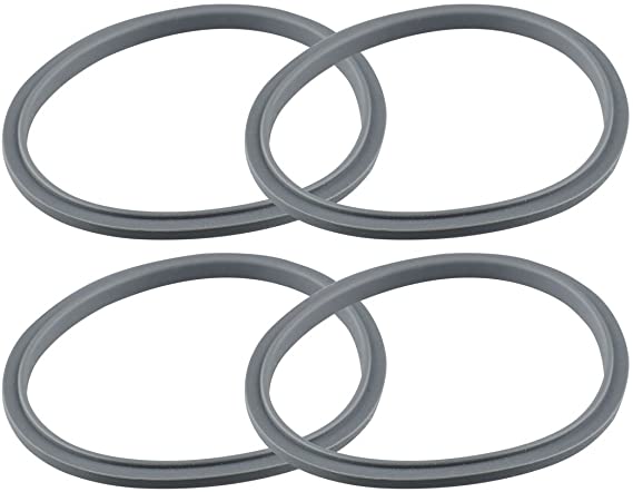4 Pack Gray Gaskets Replacement Part for NutriBullet 600W 900W NB-101B NB-101S NB-201 Blenders