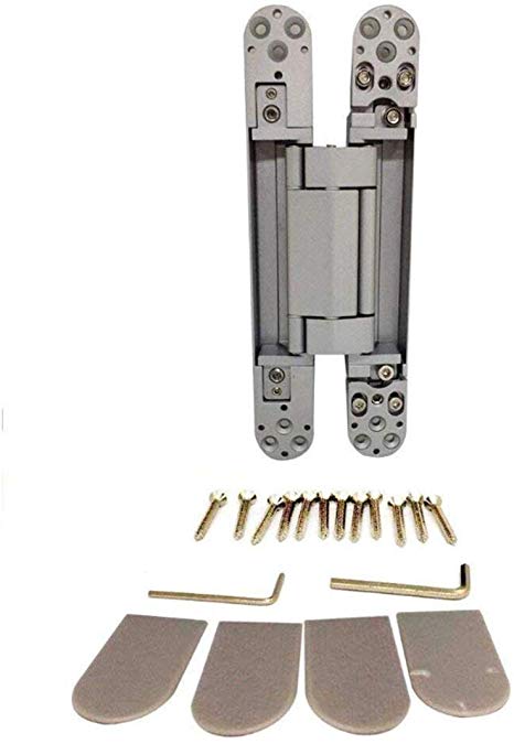 Ranbo 6 x 2.5 x 1 inch Zinc alloy/aluminum alloy material Heavy Duty Invisible/Concealed/hidden 3 way Adjustable butt hinge Suitable for commercial residential industrial door