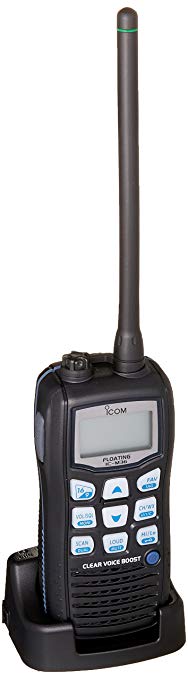 ICOM M36 VHF-HH, 6/1W, 8HR Batt, Floats,