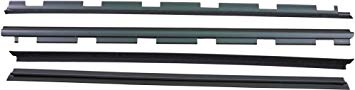 APDTY 134001 Weatherstrip Front Left & Right Inner & Outer Rubber Dew Wipe Set Fits 1999-2000 Cadillac Escalade 1988-2002 Chevrolet or GMC Pickup 1992-1999 Blazer GMC Jimmy Tahoe GMC Yukon