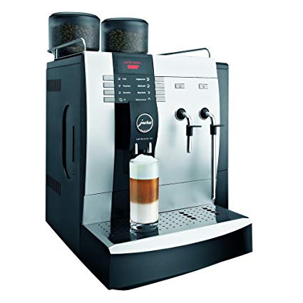 Jura Impressa X9 Super Automatic Commercial Espresso Machine with Auto Cappuccino, Graphic Display, Programming Function, Permanent Connection to Water Supply and Daily capacity 150 cups, Stainless Steel