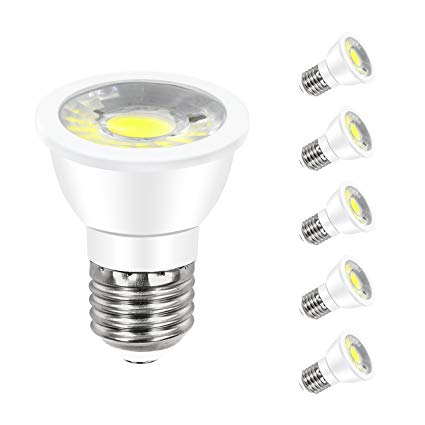 ANC PAR16 LED Bulb Dimmable Spotlight Bulb 7W Energy Star LED Bulbs(60W Halogen Bulbs Equivalent),550 Lumens 6500K Cool White 30° Beam Angle Spot Bulb 5 Pack