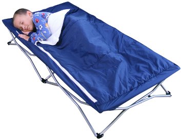 Regalo My Cot Deluxe with Sleeping Bag Navy