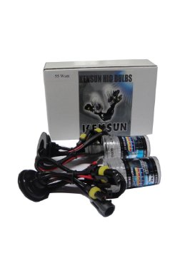 Kensun HID Xenon 55 Watt Replacement Bulbs 9005 (HB3) - 4300K