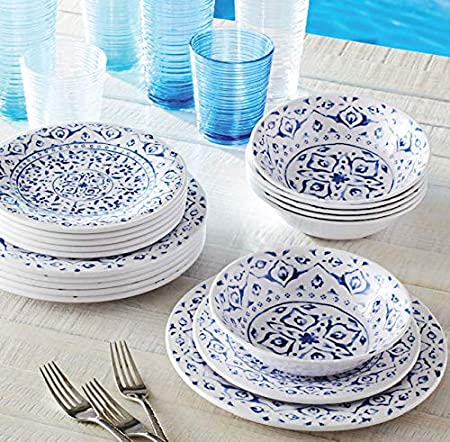 Member's Mark 18 Piece Melamine Dinnerware Set