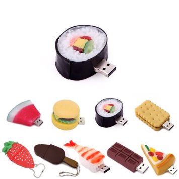 HDE 8GB Food Snack Dessert Shaped High Speed USB Flash Thumb Drive Memory Stick California Roll