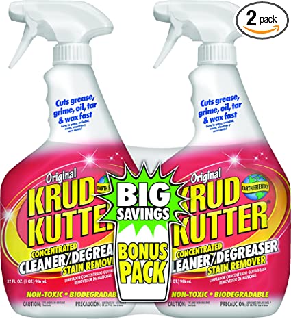 KRUD KUTTER KK32BP/6 32-Ounce Trigger Spray Original Concentrate Cleaner/Degreaser Bonus Pack, 2-Pack