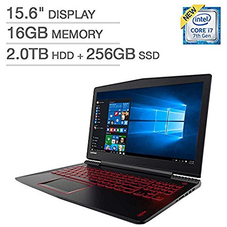 Lenovo Legion Y520 Gaming Laptop - Core i7-7700HQ, 16GB RAM, 2TB HDD   256GB SSD, 1050Ti 4GB, 15.6" Full HD