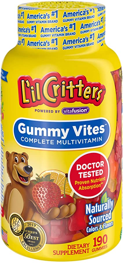 L'il Critters Gummy Vites Complete Kids Gummy Vitamins, 190 count